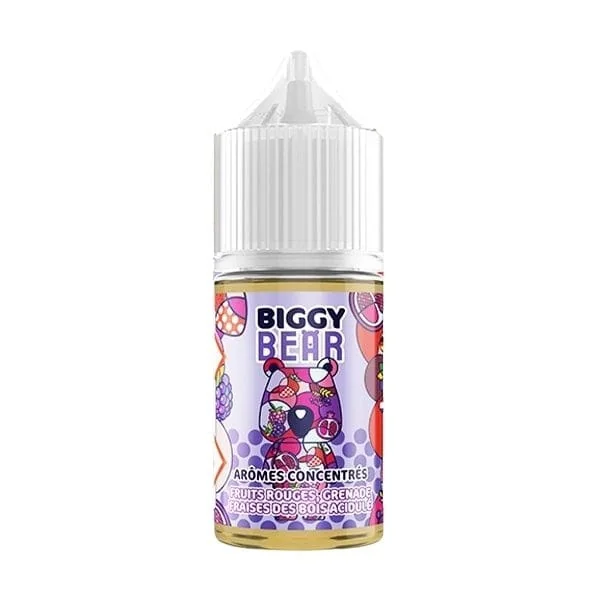 Concentré Fruits Rouges Grenade Fraise des Bois acidulée 30ml Biggy Bear
