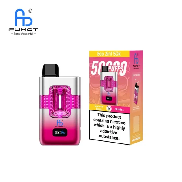 Fumot Eco 2 in 1 50000 Puffs Disposable Vape (Box of 10)