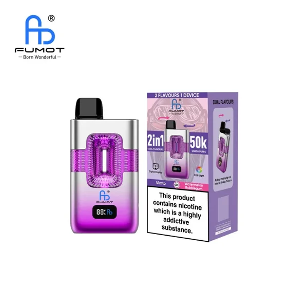 Fumot Eco 2 in 1 50000 Puffs Disposable Vape (Box of 10)