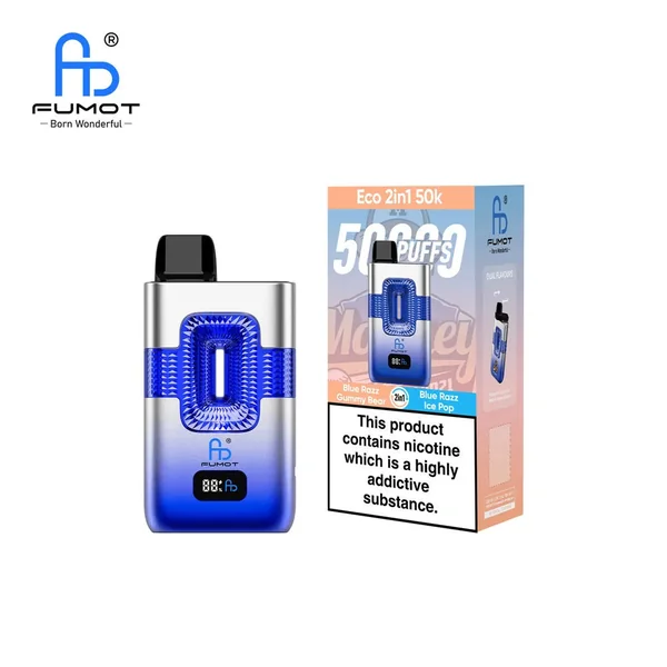 Fumot Eco 2 in 1 50000 Puffs Disposable Vape (Box of 10)