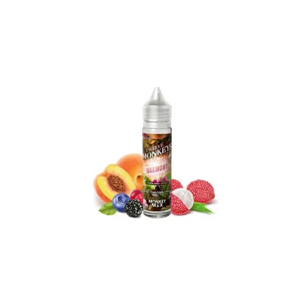 Harmony Twelve Monkeys 50ml Pêche / Baies / Litchi