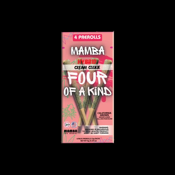 Mamba Four of a Kind Full Spectrum Blend 2GM Pre Rolls 4pk
