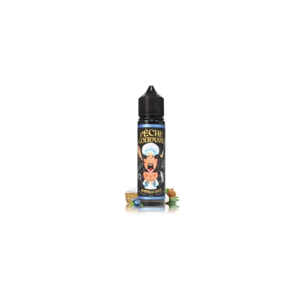 Myrtille Coco Péché Gourmand OJlab 50ml - Gâteau / Myrtille / Noix de coco
