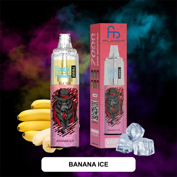 RandM Tornado 7000 Puff Disposable Vape Zero Nicotine (Box of 10)