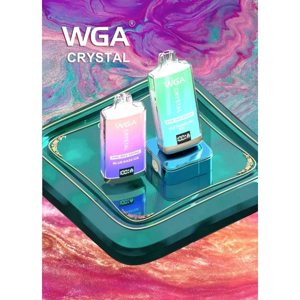 WGA Crystal Pro Max Extra 15000 Puffs Jetable Vape (Boîte de 10)